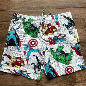Marvel x Mad Engine Superhero’s Graphic Lounge Pajama Shorts • size 2XL
